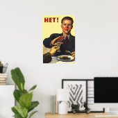 Soviet "No To Alcohol" Poster (Thuiskantoor)