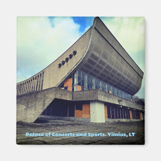 Soviet Palace of Concerts & Sports - Lithuania Magneet (Voorkant)