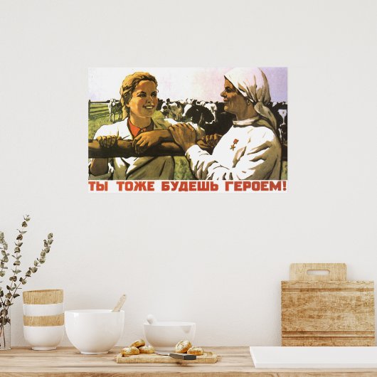 Soviet Poster (Keuken)