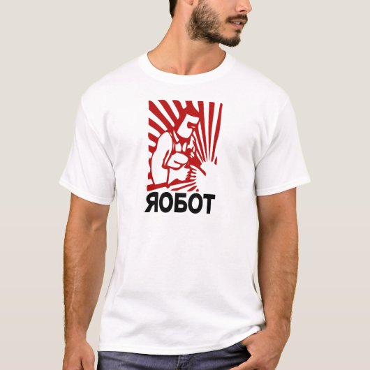 SOVIET ROBOT WORKER T-SHIRT (Voorkant)