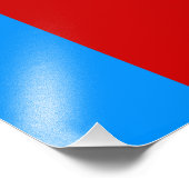 Soviet Russia Flag, USSR, CCCP, Communism, Lenin Foto Afdruk (Hoek)