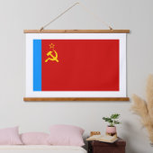 Soviet Russia Flag, USSR, CCCP, Communism, Lenin Hangend Wandkleed (Slaapkamer)