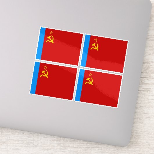 Soviet Russia Flag, USSR, CCCP, Communism, Lenin Sticker (Detail)