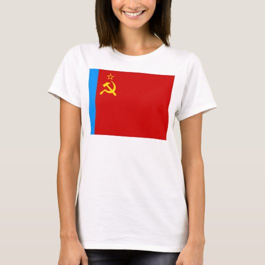 Soviet Russia Flag, USSR, CCCP, Communism, Lenin T-shirt (Voorkant)