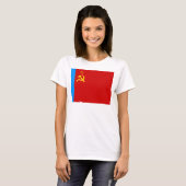 Soviet Russia Flag, USSR, CCCP, Communism, Lenin T-shirt (Voorkant volledig)