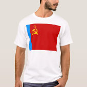 Soviet Russia Flag, USSR, CCCP, Communism, Lenin T-shirt (Voorkant)