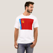 Soviet Russia Flag, USSR, CCCP, Communism, Lenin T-shirt (Voorkant volledig)