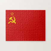 Soviet Union Flag, USSR, CCCP, Communism, Lenin Legpuzzel (Horizontaal)