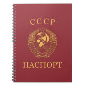Soviet Union passport Notitieboek (Voorkant)