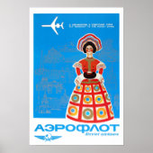 Sovjet Airlines. Poster (Voorkant)
