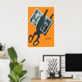 Sovjet Anti-Alcohol Poster – Oude Russische (Thuiskantoor)