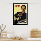 Sovjet Anti-Alcohol Propaganda Poster – Keuken (Keuken)