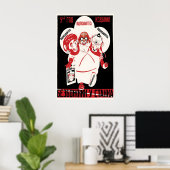 Sovjet Anti-Religie Poster Geef God een pauze (Thuiskantoor)