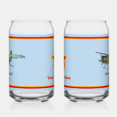 Sovjet Antonov An-2 Biplane Blikvorm Glas (Links)