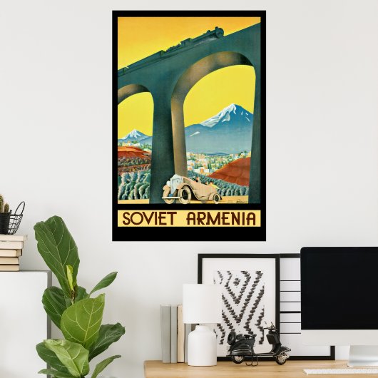 Sovjet-Armenië Poster (Thuiskantoor)