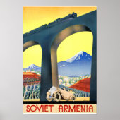 Sovjet - Armenië - Poster voor reizen teruggezet (Voorkant)