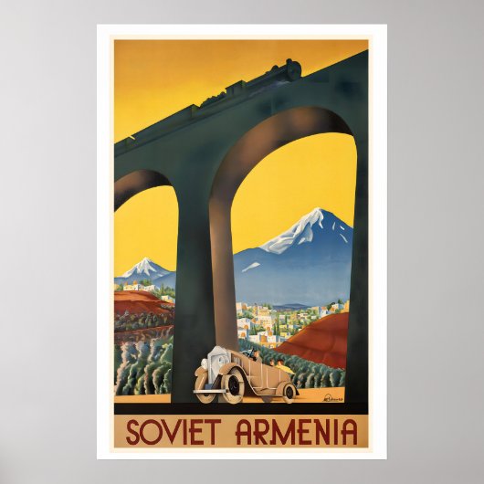 Sovjet Armenië Sovjettijdperk Poster Oude Reis (Voorkant)