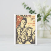 Sovjet Briefkaart (Staand voorkant)