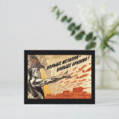 Sovjet Briefkaart (Staand voorkant)