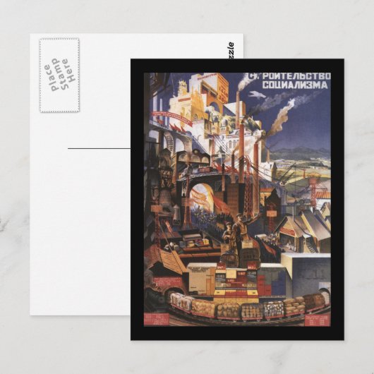 Sovjet Briefkaart (Voorkant / Achterkant)