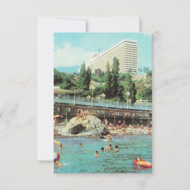 Sovjet-briefkaart Hotel Yalta (1979) (Voorkant)