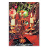 Sovjet-briefkaart met het nieuwe jaar kaart (Voorkant)