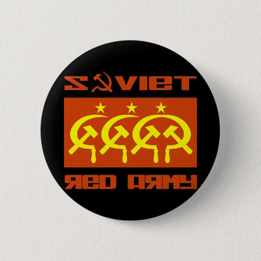 Sovjet-CCCP Rode Leger Ronde Button 5,7 Cm (Voorkant)