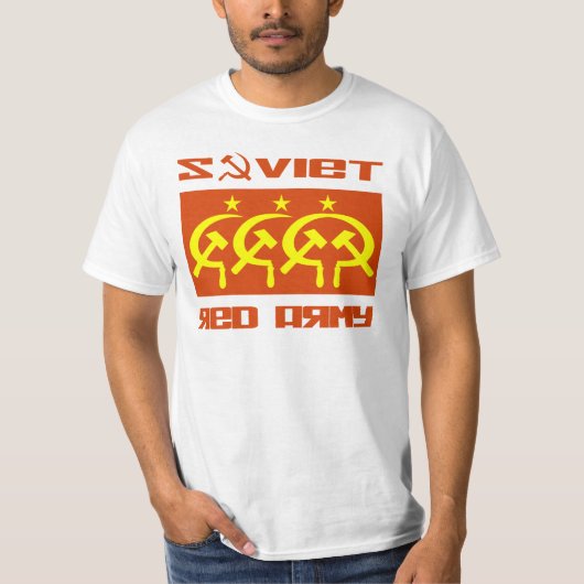 Sovjet-CCCP Rode Leger T-shirt (Voorkant)