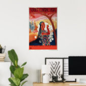 Sovjet Centraal-Azië Intourist Reisposter – Poster (Thuiskantoor)