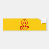 Sovjet-Crest en Sickle CCCP Bumpersticker (Voorkant)