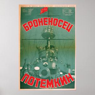 Sovjet Film Poster Pantserkruiser Potjomkin van Se