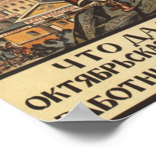 Sovjet Gendergelijkheid Propaganda Poster (Hoek)