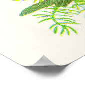 Sovjet groet briefkaart met bloemen poster (Hoek)