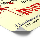 Sovjet-Hoesje verzekeringscertificaat Poster (Hoek)