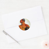 Sovjet Hunk Ronde Sticker (Envelop)