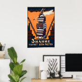 Sovjet jaren 20 Poster Kennis zal de (Thuiskantoor)