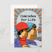 Sovjet-kameraden voor het leven kaart (Voorkant / Achterkant)