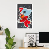 Sovjet Kind Astronaut - Matchbox Print (Thuiskantoor)