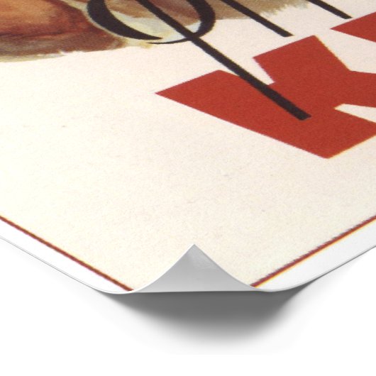 Sovjet-Kvass Poster (Hoek)