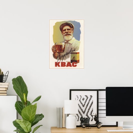 Sovjet-Kvass Poster (Thuiskantoor)