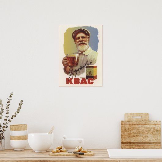 Sovjet-Kvass Poster (Keuken)