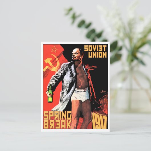 Sovjet-lentepauze 1917 Briefkaarten (Staand voorkant)