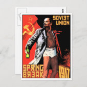 Sovjet-lentepauze 1917 Briefkaarten (Voorkant / Achterkant)