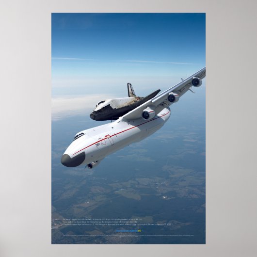 Sovjet Luchtvaart: An-225 en Buran Poster (Voorkant)