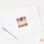 Sovjet-luchtvaart Vierkante Sticker (Envelop)