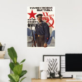 Sovjet marinewervings affiche vintage Russisch Poster (Thuiskantoor)