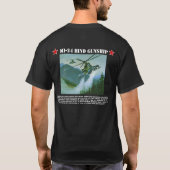 Sovjet MI-24 Hind Helikopter T-shirt (Achterkant)