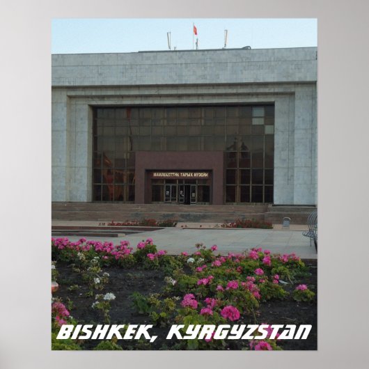Sovjet Museum, Bisjkek Frunze, Kirgizië Poster (Voorkant)