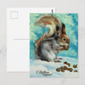 Sovjet Nieuwjaar/Kerstmis Briefkaart (Voorkant / Achterkant)