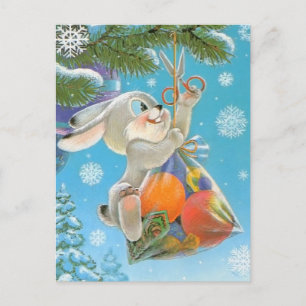  Sovjet Nieuwjaar/Kerstmis Briefkaart